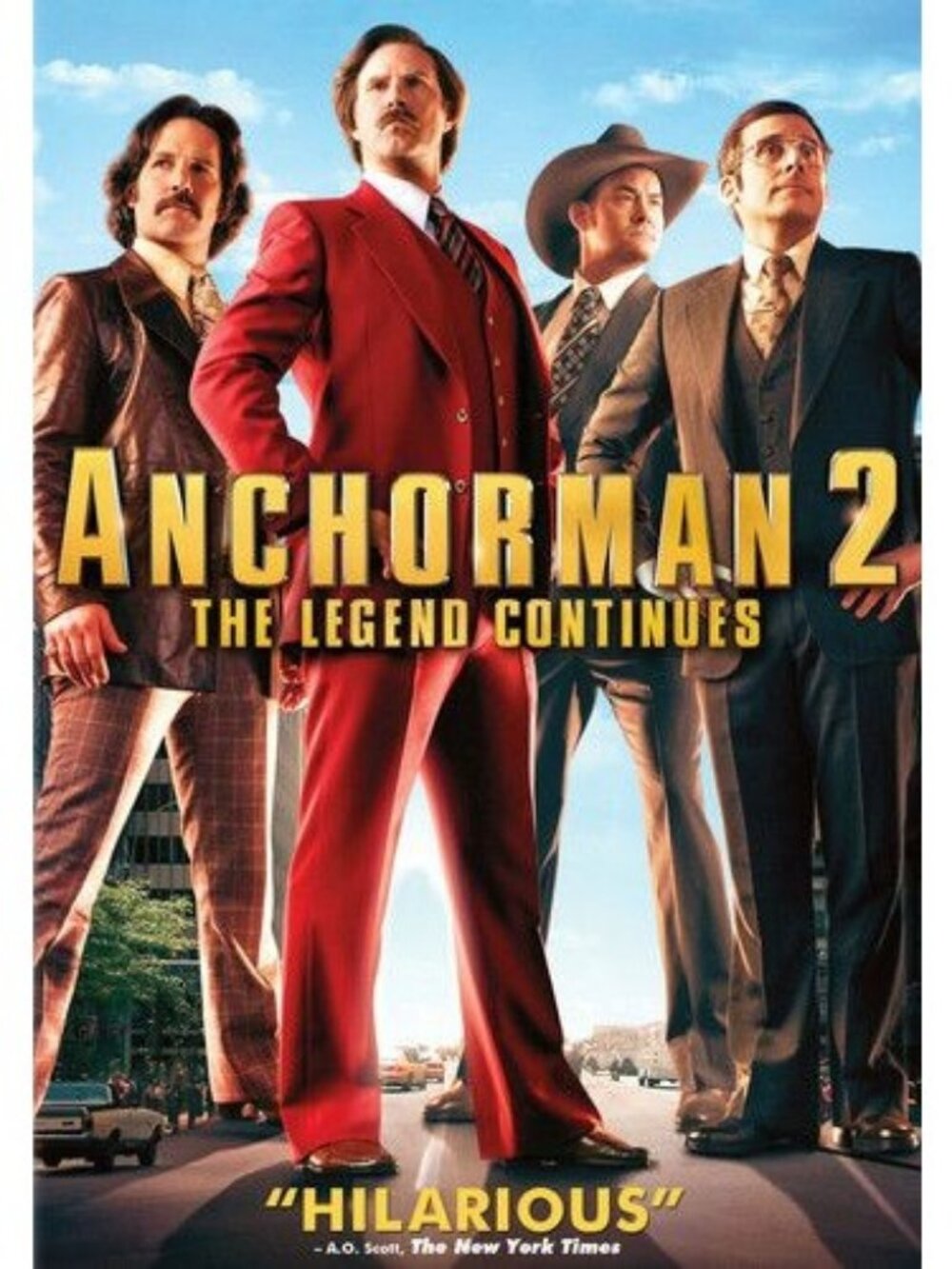 Anchorman 2 The Legend Continues 2013 PG 13 Will Ferrell Paramount DVD Comedy